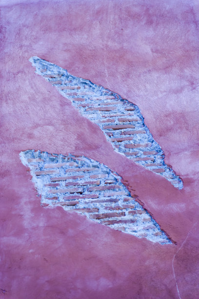 开裂的混凝土复古砖墙背景图片下载