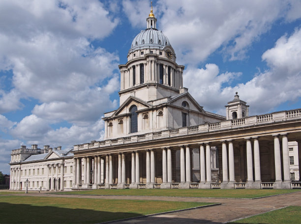伦敦，格林威治，皇家海军学院图片下载