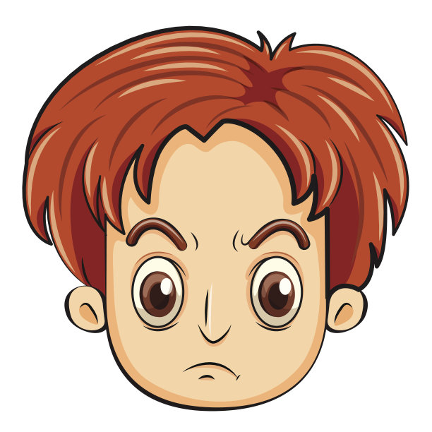 一个愤怒的人的头图片下载