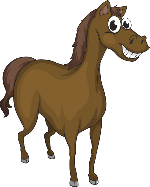 微笑的马图片下载