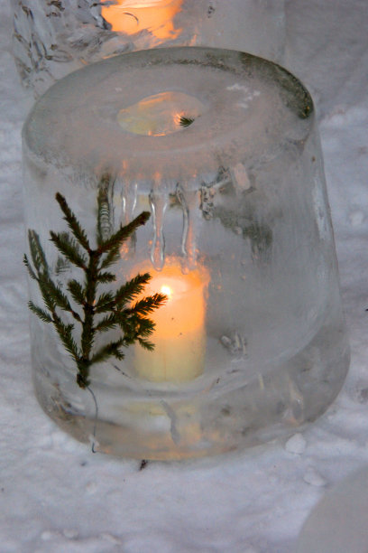 冰的蜡烛图片下载