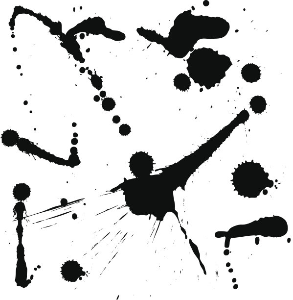 飞溅向量组图片下载