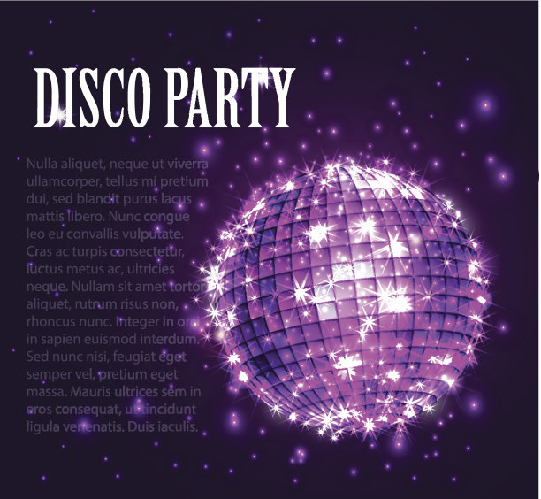 背景与迪斯科球图片下载