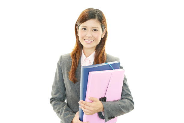 微笑的商业女性图片下载