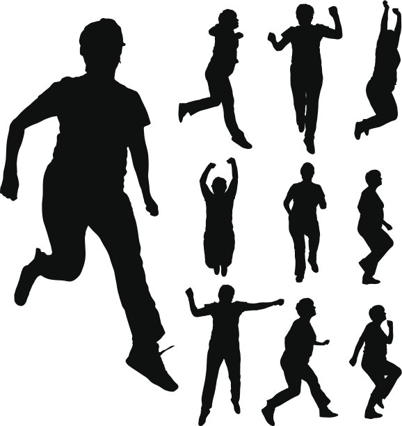 一个女人的矢量剪影。图片下载