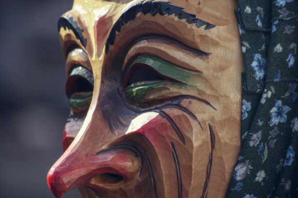 木头面具图片下载