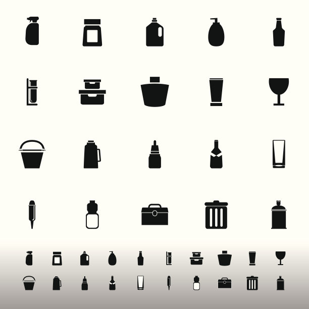 在白色背景上设计包图标图片下载