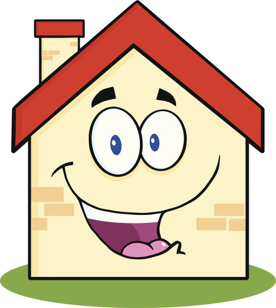 快乐之家卡通吉祥物人物图片下载