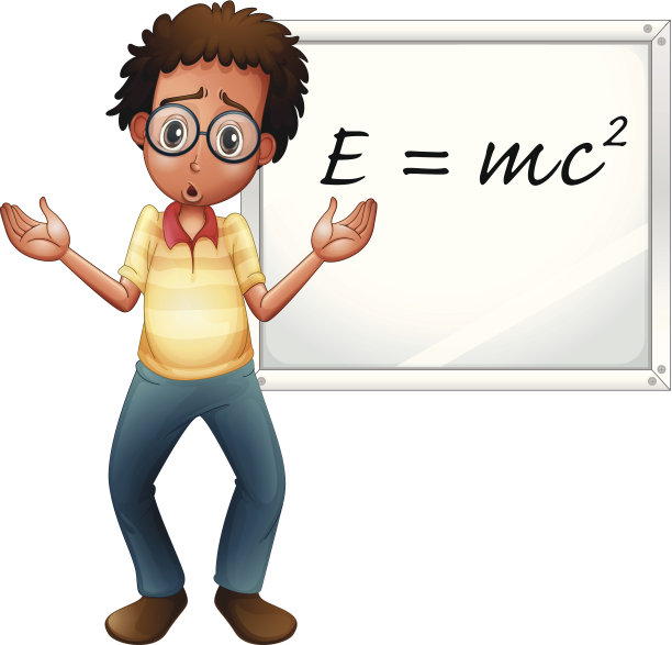 男孩展示白板图片下载