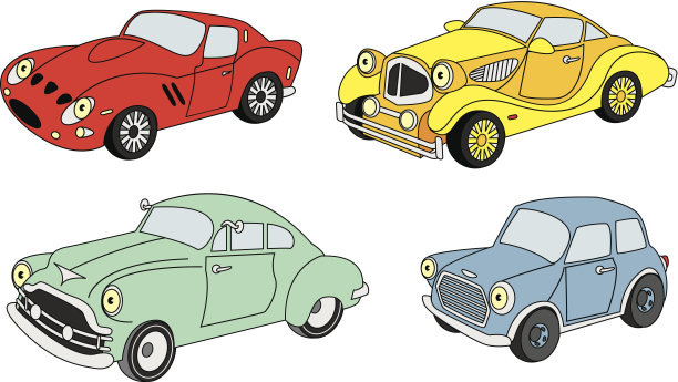 复古汽车集图片下载