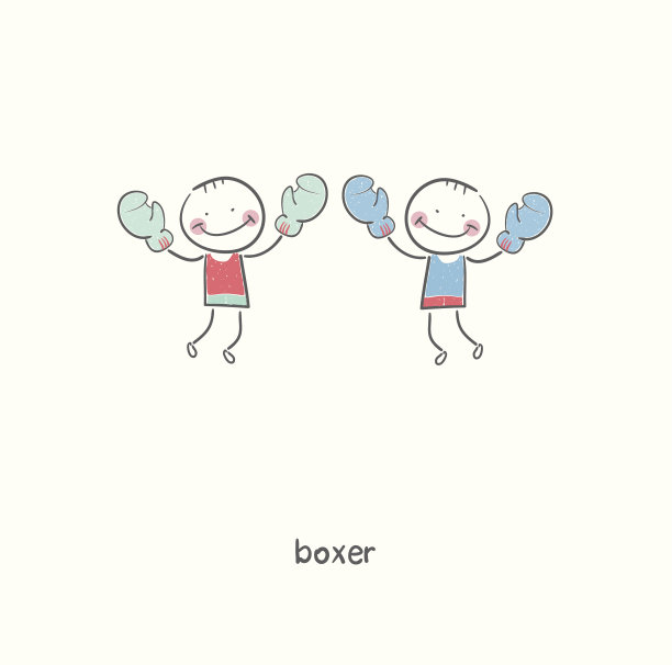 可爱的拳击手图片下载