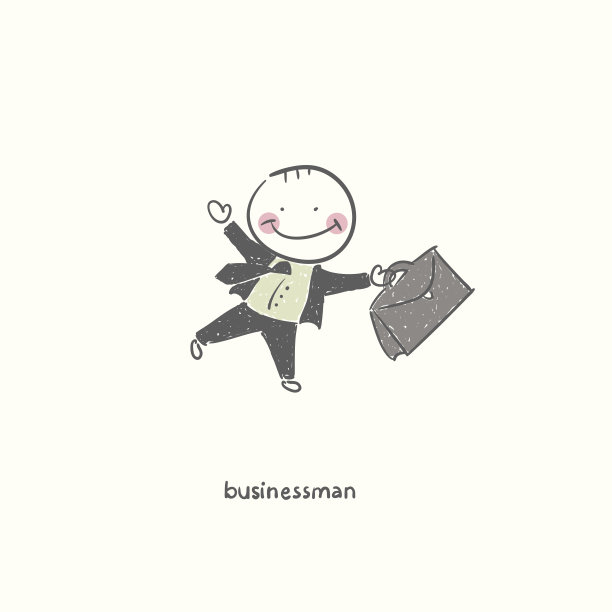 可爱的商人图片下载