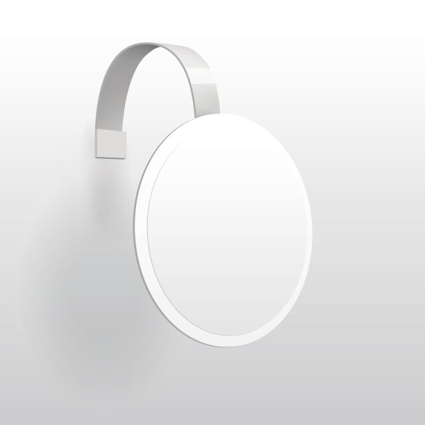 矢量空白圆摆动与透明条隔离图片下载