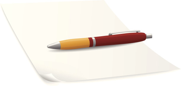 纸和笔图片下载