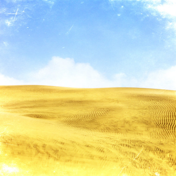 沙漠复古景观与云彩图片下载