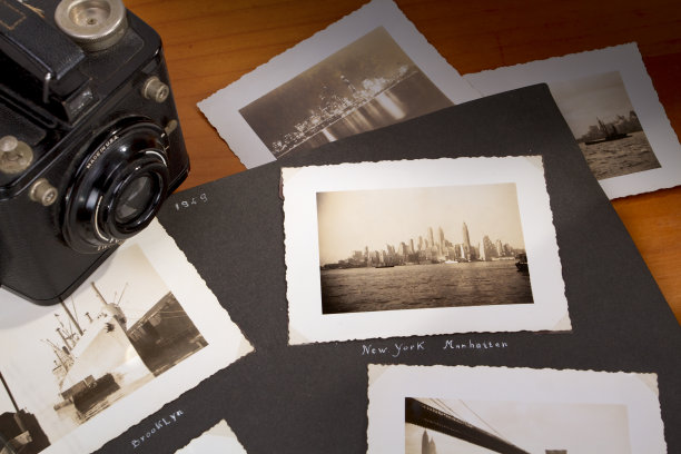 黑白老照片相册图片下载