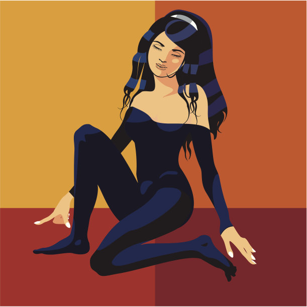 美丽的女孩头发图片下载