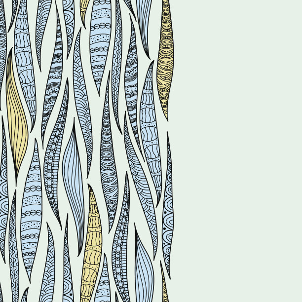 带有抽象波浪图案的旗帜。图片下载