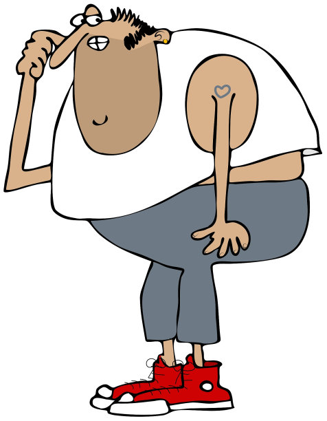 穿无袖t恤的男人图片下载