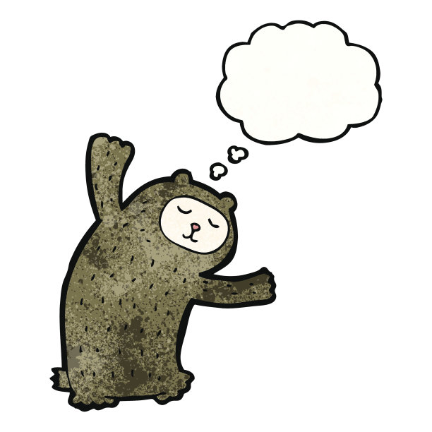 容忍思想泡泡卡通图片下载