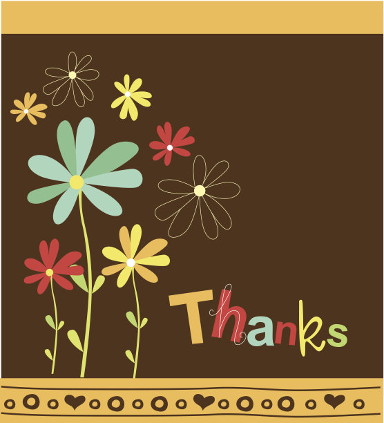 感谢卡图片下载