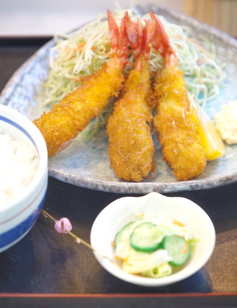 来自日本餐厅的食品塑料模型图片下载