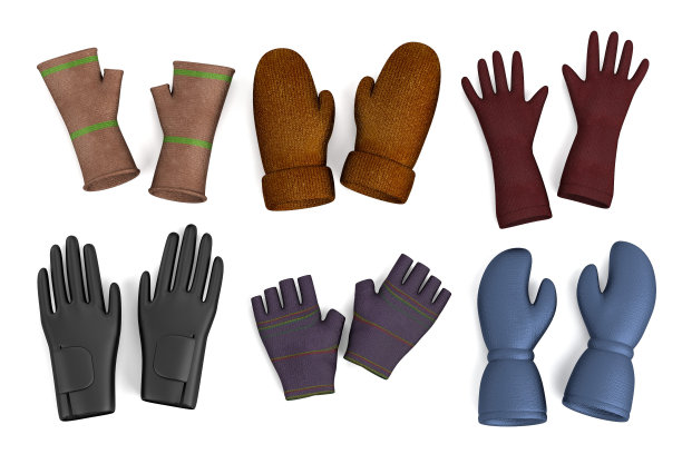 冬天的手套图片下载