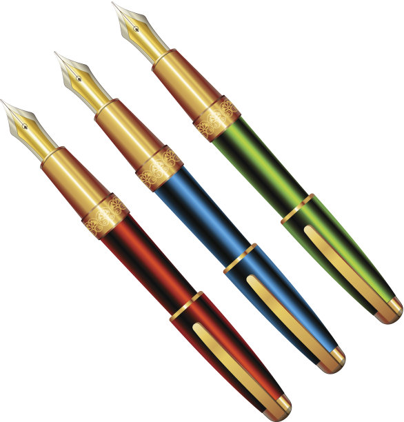 红、蓝、绿老笔上白图片下载