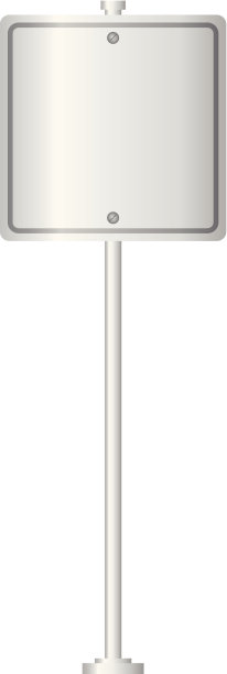 矢量金属路标图片下载