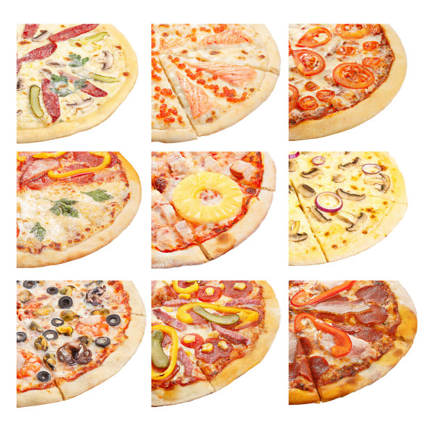 切片披萨套装图片下载