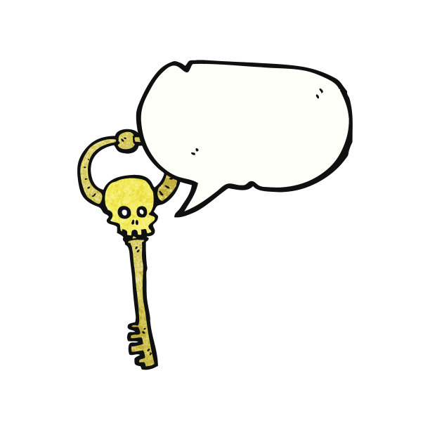 卡通魔法钥匙图片下载