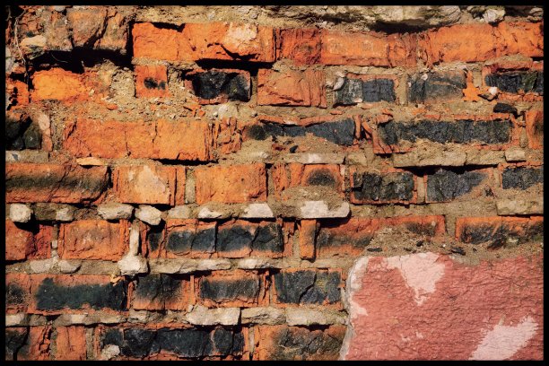 垃圾砖墙背景，XXXL图片下载