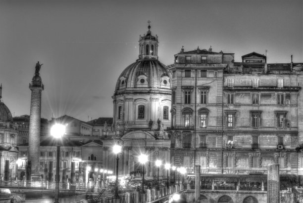 罗马在夜间图片下载