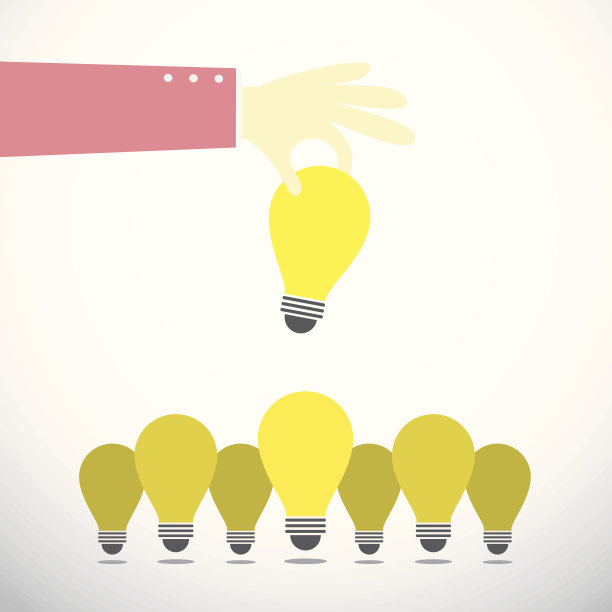 保持灯泡观念图片下载