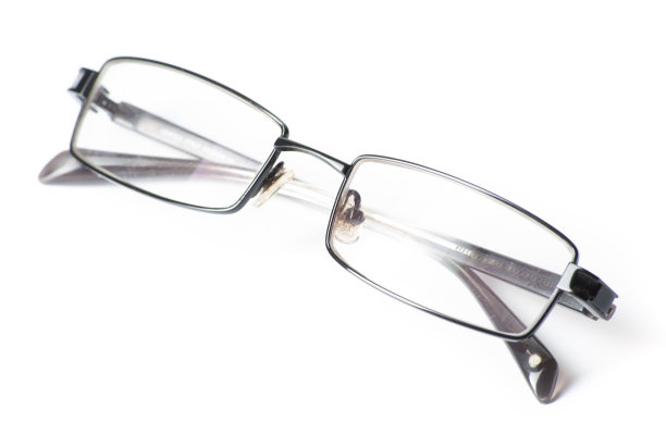 现代玻璃隔离在白色图片下载