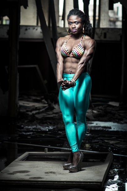 女性健美运动员图片下载