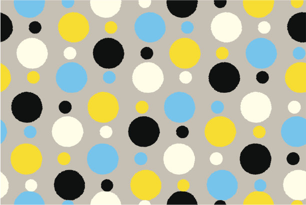 几何无缝图案背景邋遢波尔卡点图片下载