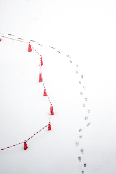 脚步在雪地图片下载