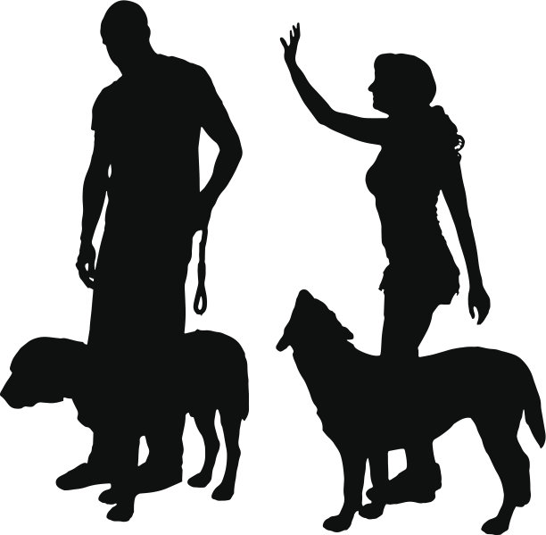 ap人的矢量剪影。图片下载