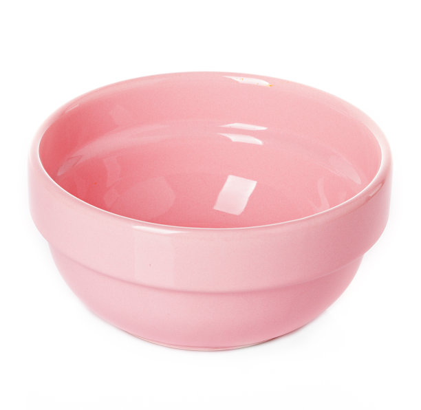 盘子，碟粉红色孤立图片下载