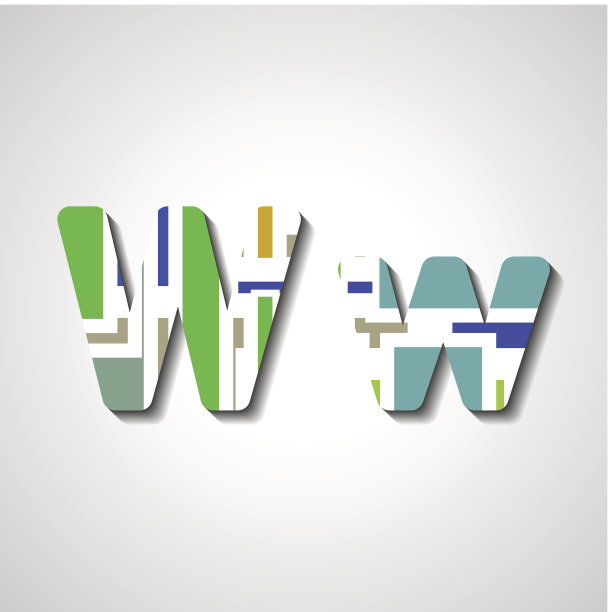 彩色字母字母图片下载