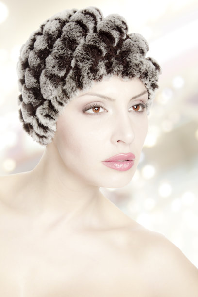 女人美丽的皮毛图片下载