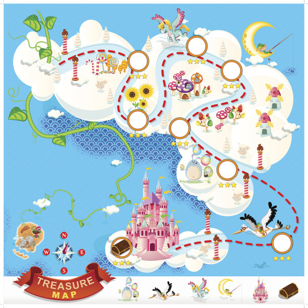 海盗藏宝图-天空城堡图片下载