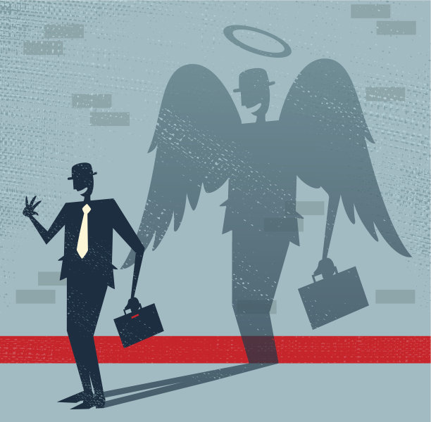 商人是伪装的天使。图片下载