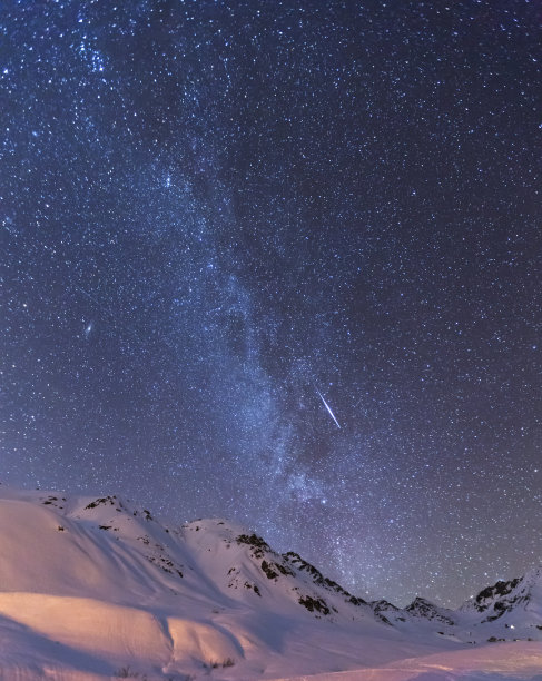 银河系-长曝光图片下载