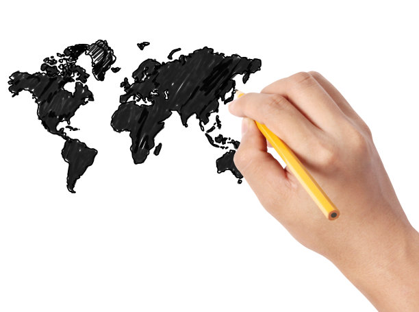 商业人士绘制社交网络图片下载