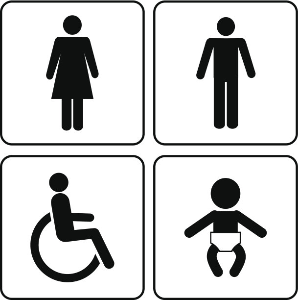 厕所的图标图片下载