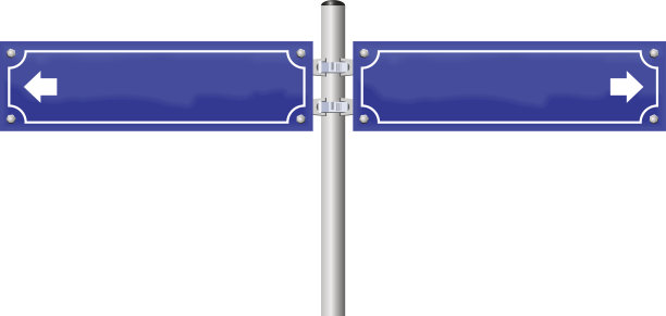 布兰克街道名称标志图片下载