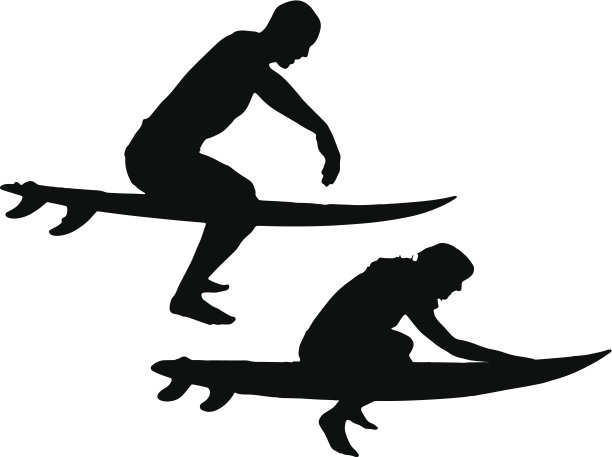 一个人的矢量剪影。图片下载