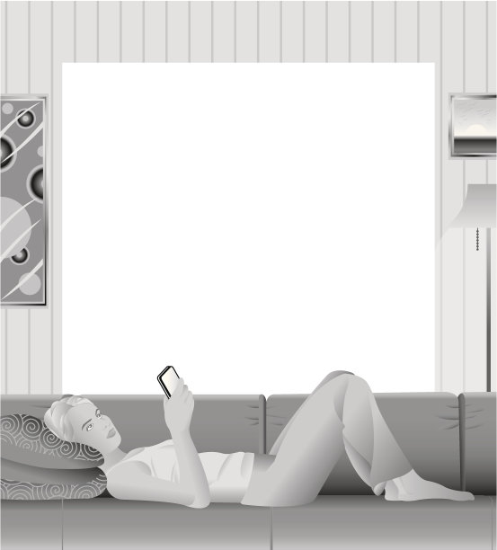 女人放松框架图片下载